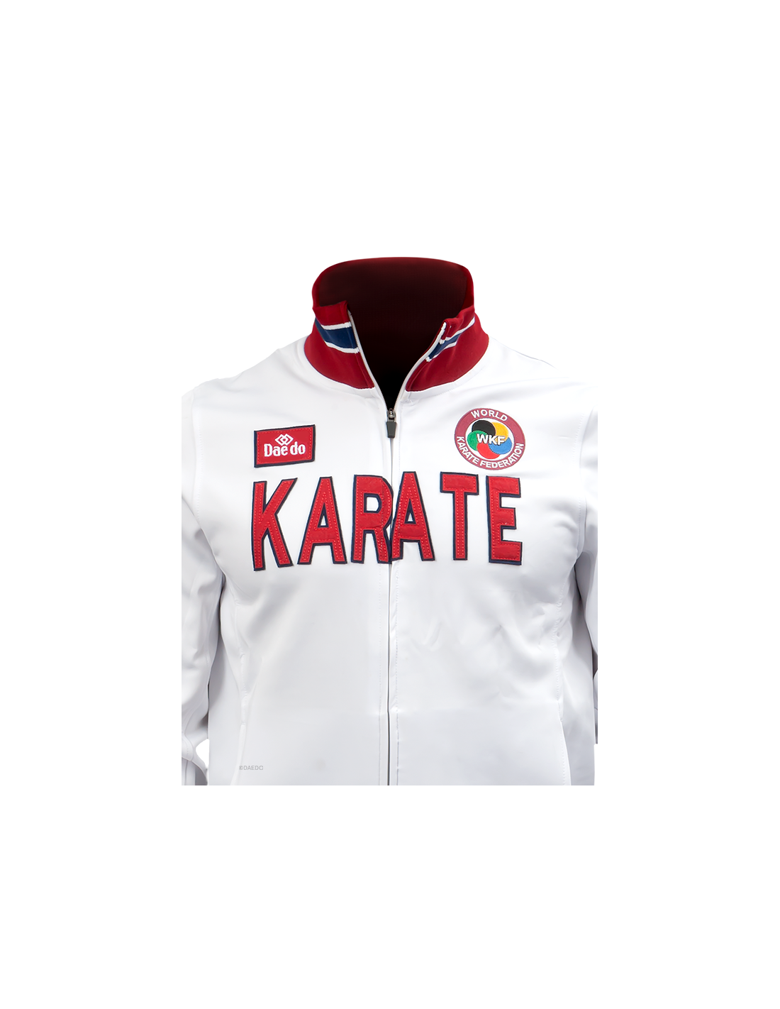 WKF Slim Jacket Karate White*++*WKF Slim Jacket Karate White